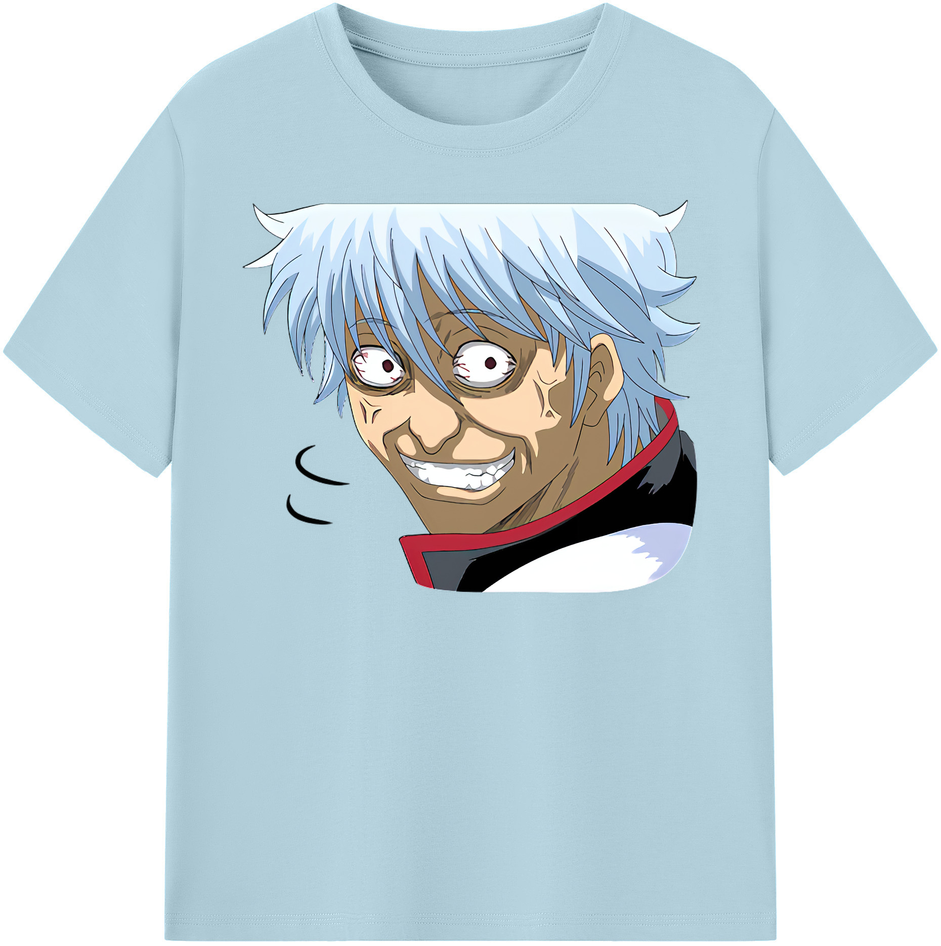 （画像用） ぎんたま 坂田銀時（さかたぎんとき） 神楽 志村新八（しむら しんぱち） GINTAMA Sakata Gintoki Kagura Shimura Shinpachi 綿100％半袖Tシャツ（フロントプリント）